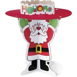 Santa Clause Cookie Stand, Wilton Cardboard Treat